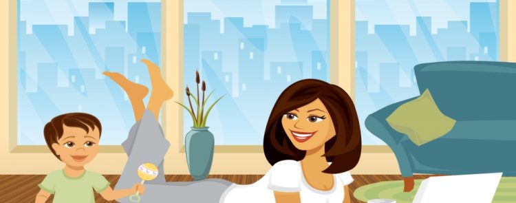 trabajar desde casa con ninos